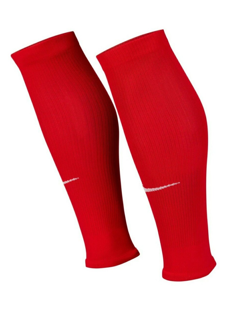 Nike Squad Unisex Soccer Leg Sleeve Shinguard Red Socks Dri Fit S/M NWT